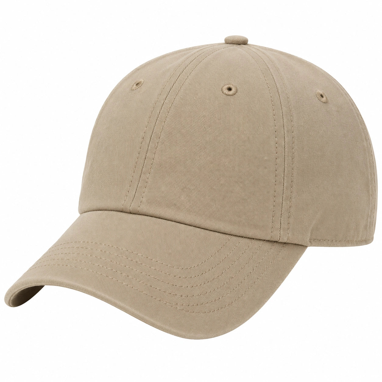 Beige Verstellbare Baseballkappe für Sport und Freizeit