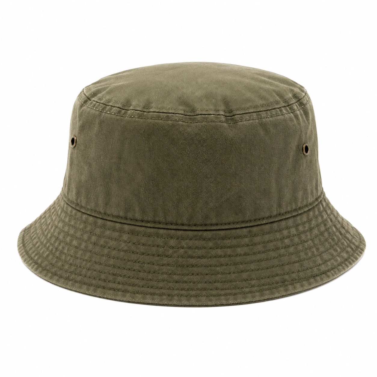 Unisex Fischerhut Olivgrün