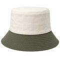 Zweifarbiger Bucket Hat Beige/Khaki